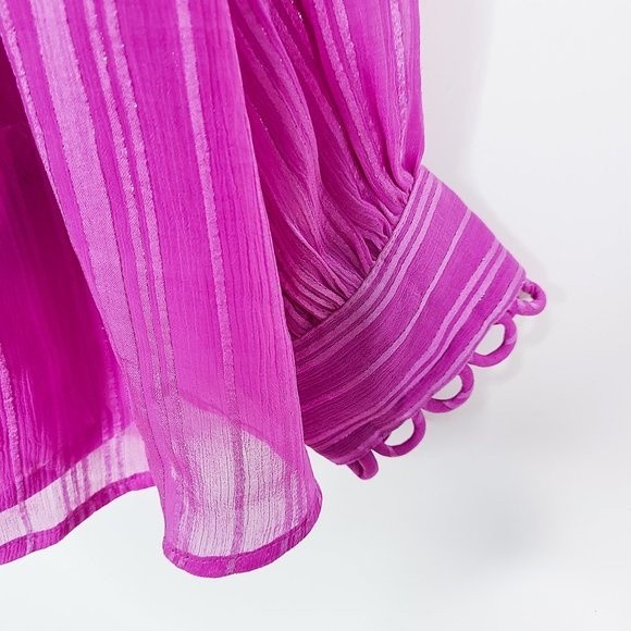 SOFT SURROUNDINGS Women's Yesena Long Sleeve Blouse Top Size Large NWT NEW - Picture 5 of 11